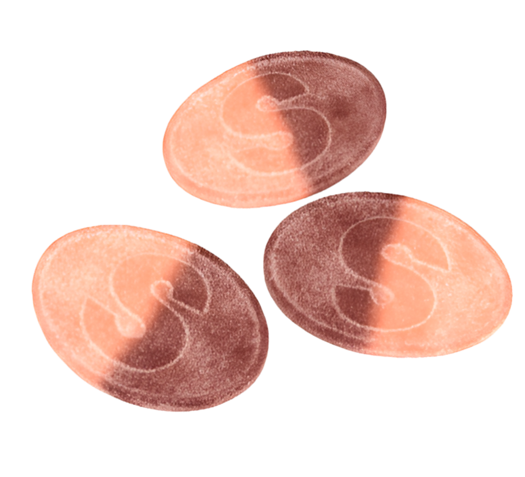 S-MARK SOUR PEACH & COLA 500G