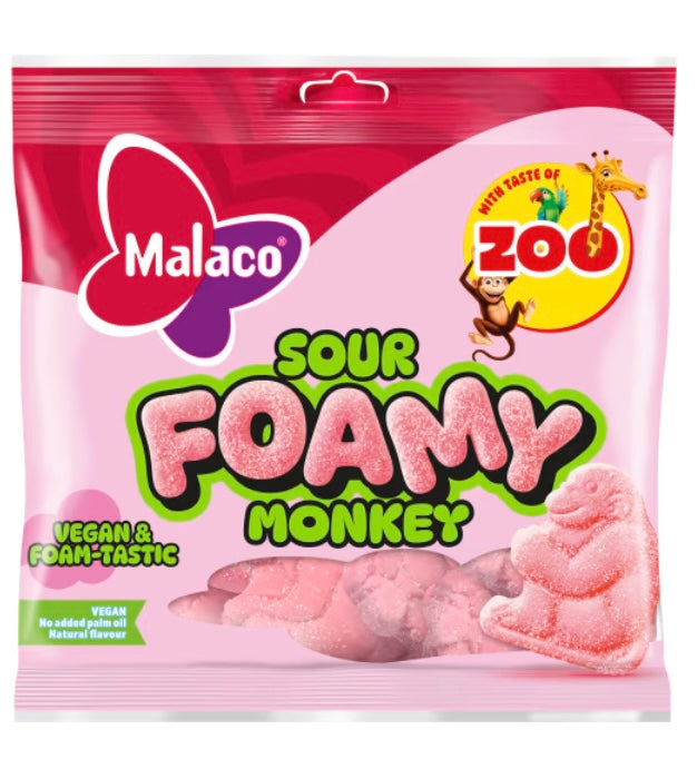 ZOO SOUR FOAMY MONKEYS (VEGAN)