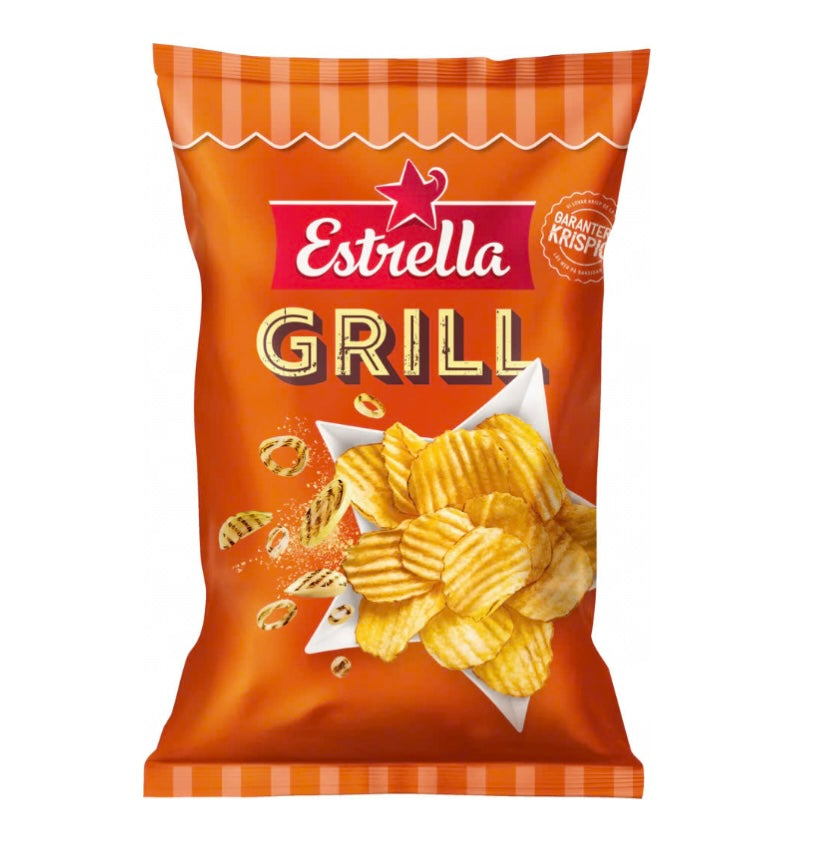 エストレラ グリルチップス, エストレラポテトチップス