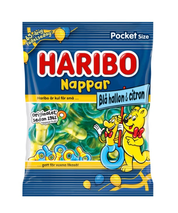 HARIBO BLUE RASPBERRY/LEMON PACIFIERS