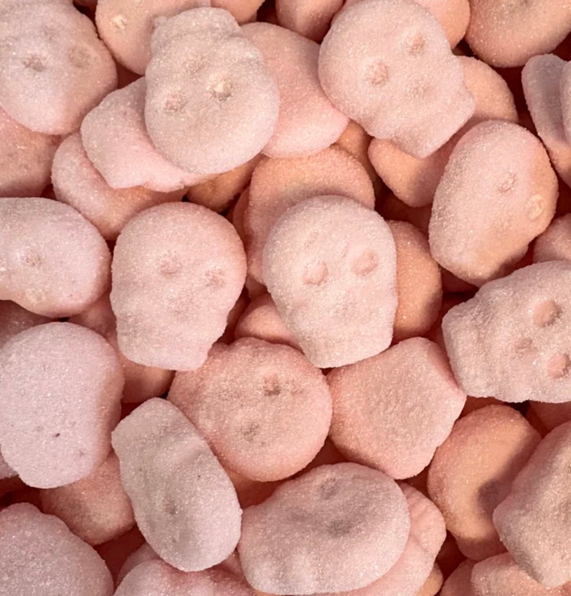 FOAMY STRAWBERRY SKULLS