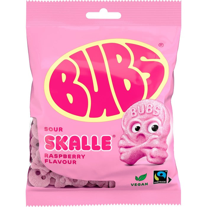 BUBS MINI COOL RASPBERRY SKULLS 90G/175G/1.1KG
