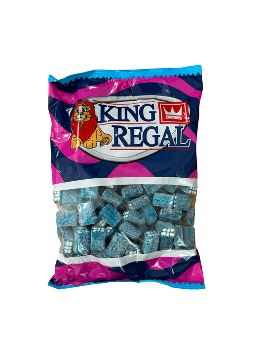 KING REGAL FIZZY BLUE RASPBERRY BRICKS 1KG/2.2POUND