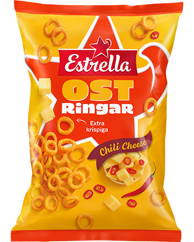 ESTRELLA CHEESE RINGS CHILI CHEESE