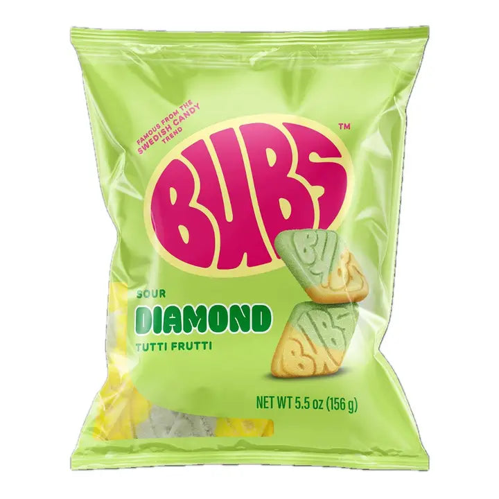 MINI BUBS TUTTI FRUTTI DIAMONDS 155 GRAM (VEGAN)