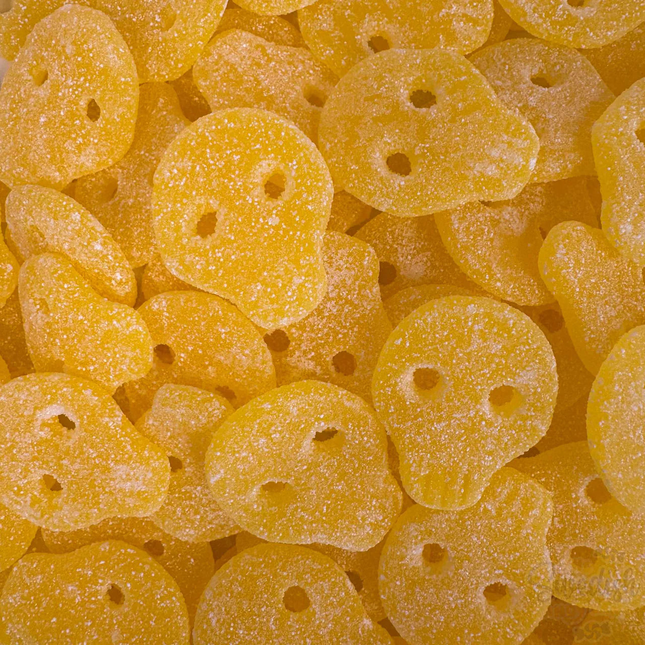 SOUR PINEAPPLE VEGAN MINI SKULLS