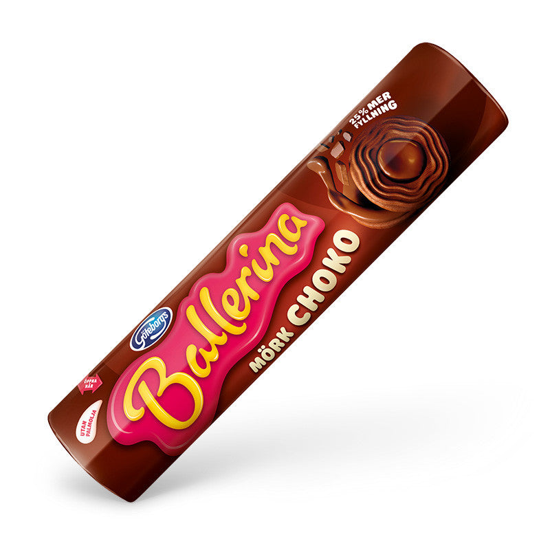 BALLERINA DARK CHOKO COOKIES 205g