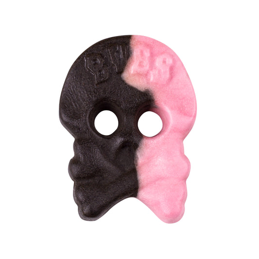 BUBS RASPBERRY/LICORICE SKULL FOAM 250G/500G/1KG/2.8KG
