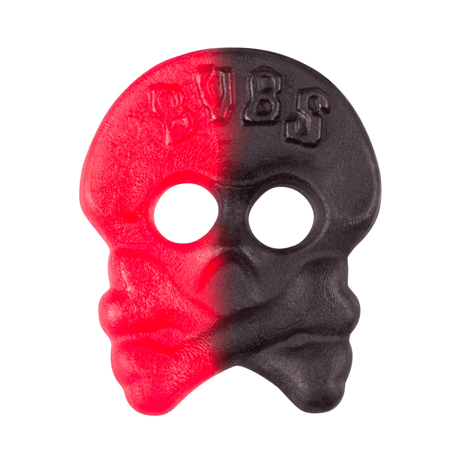 BUBS RASPBERRY/LICORICE SKULL 250G/500G/1KG/4KG