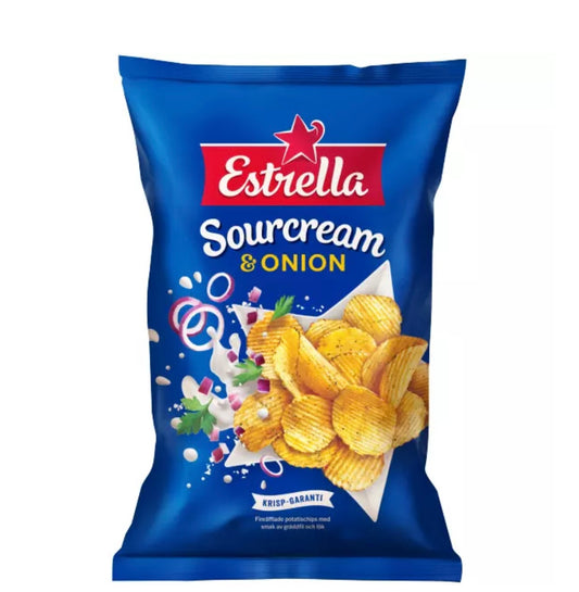 ESTRELLA SOURCREAM & ONION CHIPS