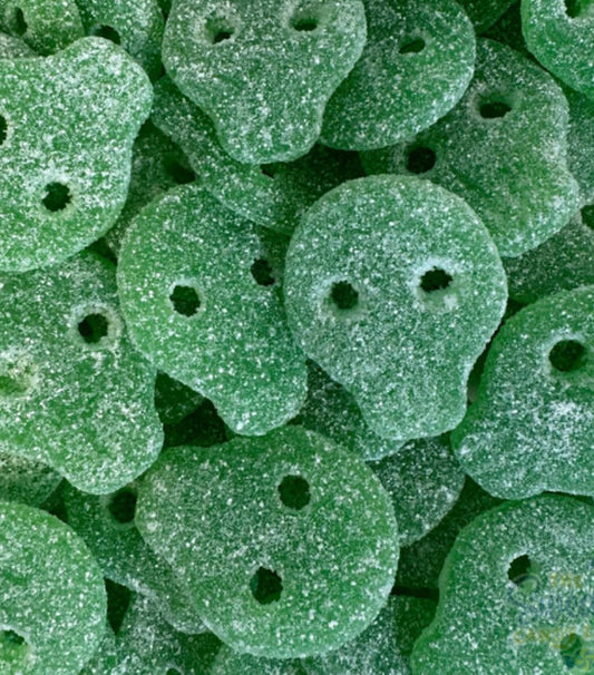 SOUR LIME VEGAN MINI SKULLS