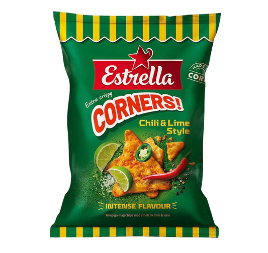 ESTRELLA CORNERNS CHILI & LIME STYLE