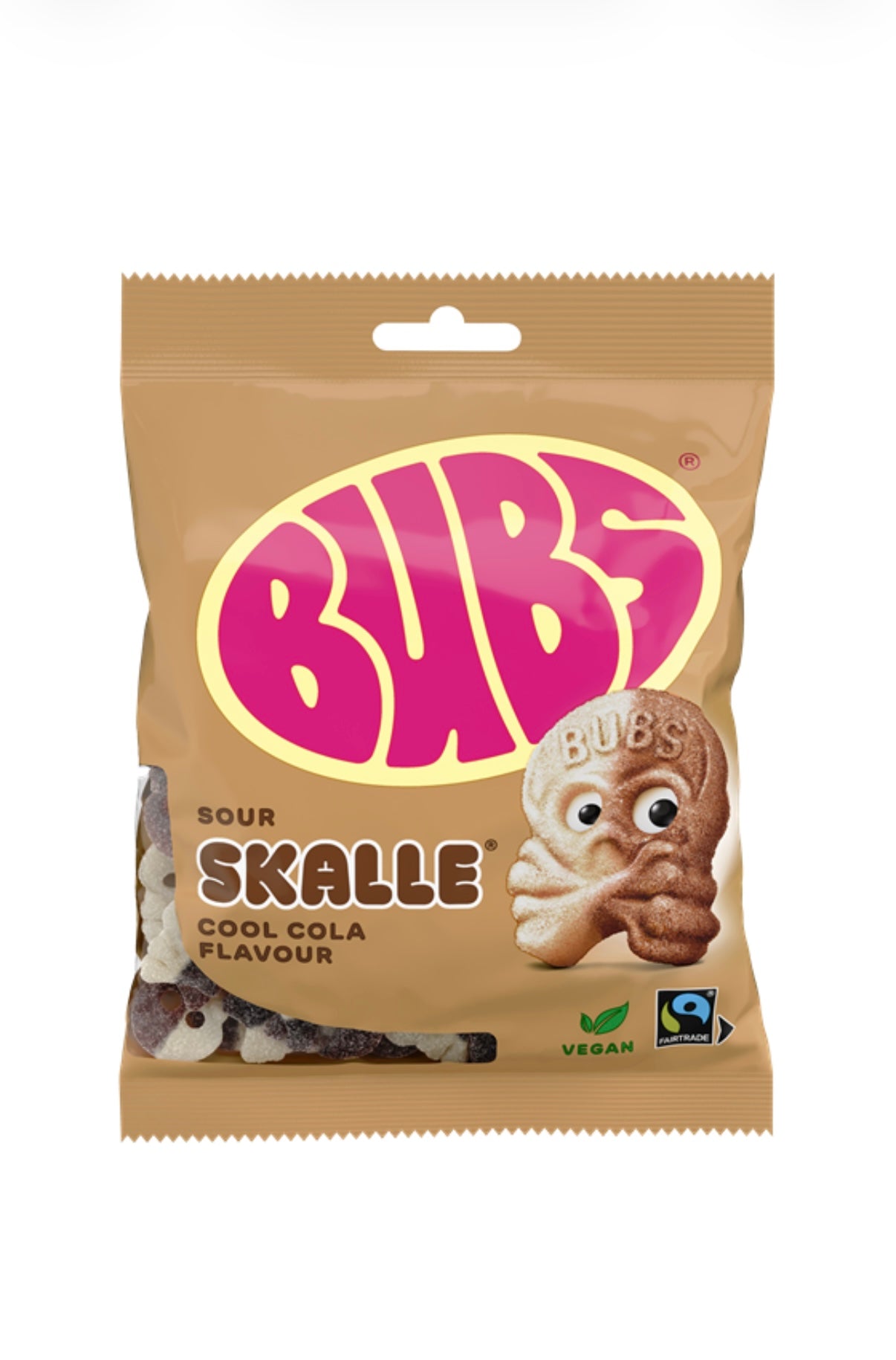 MINI BUBS SOUR COLA SKULLS 155 GRAM (VEGAN)