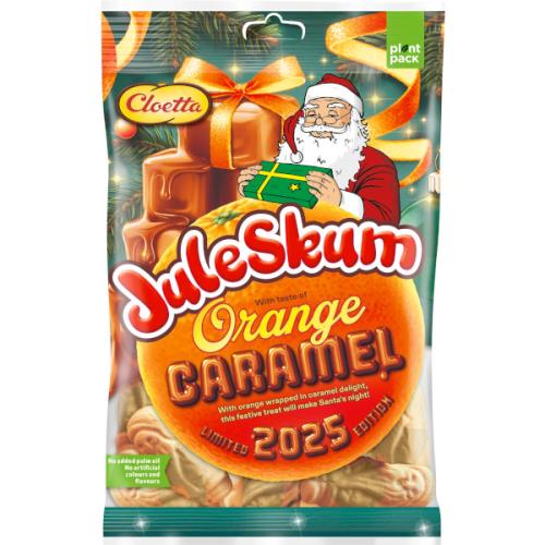 CHRISTMAS FOAM ORANGE CARAMEL CLOETTA