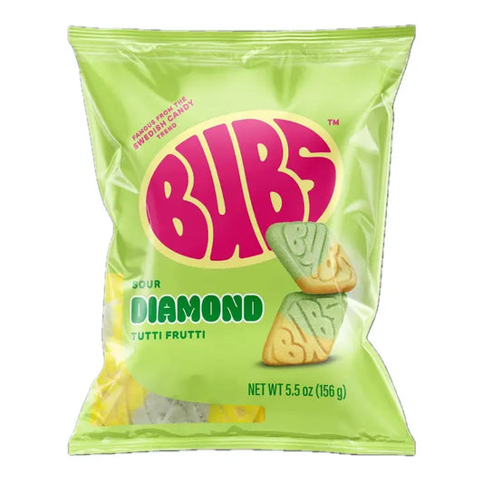 MINI BUBS TUTTI FRUTTI DIAMONDS 155 GRAM (VEGAN)