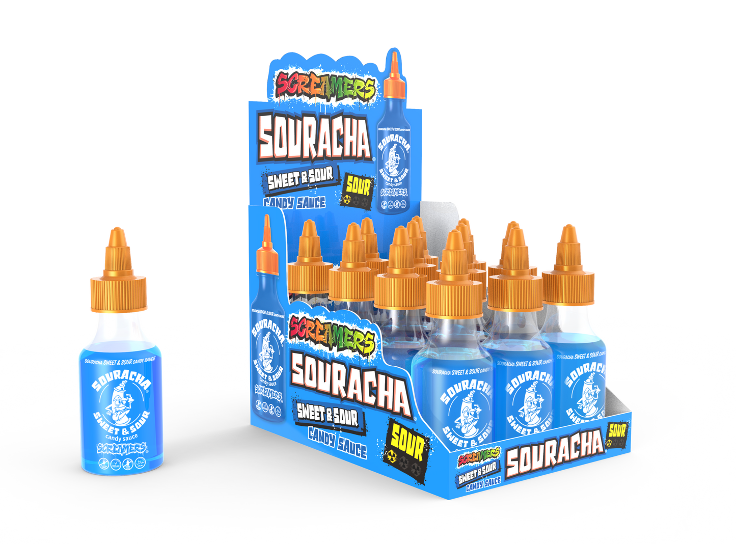 BLUE SOURACHA CANDY SAUCE (VEGAN)