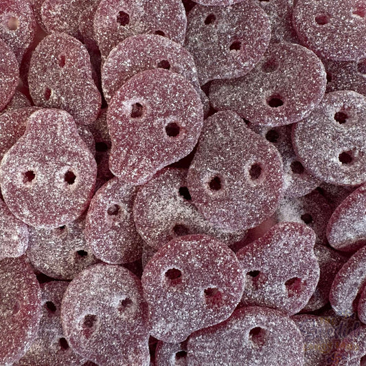 SOUR GRAPE VEGAN MINI SKULLS