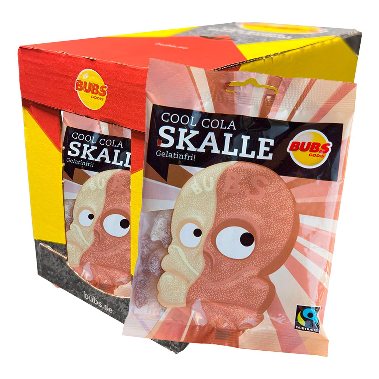 MINI BUBS COOL COLA SKULLS 90G/1.45KG