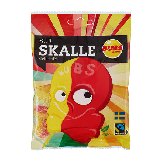 BUBS MINI SOUR SKULLS 90G/175G/1.45KG