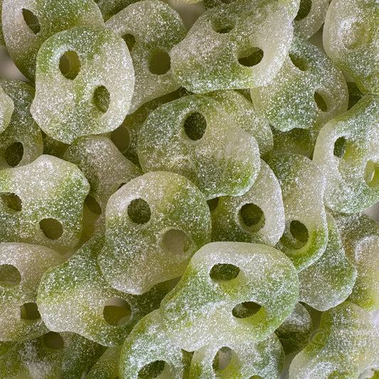 SOUR APPLE SKULLS (VEGAN)