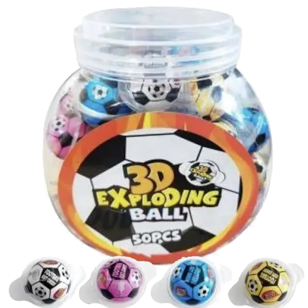 3D FOOTBALL EXPLODING BALLS 10G X 50PCS